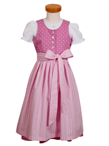 Hammerschmid Wallersee Kinder-Dirndl, rosa, mit Bluse